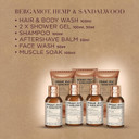 Baylis & Harding The Fuzzy Duck Bergamot, Hemp & Sandalwood Men's 7 Day Essentials Gift Set - Vegan Friendly