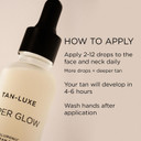 Tan-Luxe The Face Bauble Limited Edition Gift Set Containing Travel Size Gradual Facial Self-Tan Drops (Light/Medium), 10ml