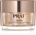 PRAI Ageless Throat & Decolletage Intensive Gold Creme 50ml - Real 24K Gold - Anti-Ageing, Anti-Wrinkle Brightening Skincare Cream - Hydrates & Firms Skin - Neck Moisturiser with Hyaluronic Acid