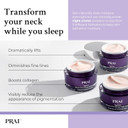 PRAI Ageless Throat & Decolletage Night Creme 118ml - Moisturising & Hydrating Formula, Two Types of Retinol - Brightens & Firms Skin - Anti-Ageing, Anti-Wrinkle Cream - Overnight Recovery Skincare