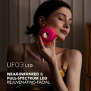 FOREO LED to Lovely UFO 3 LED Set - Face Mask Skincare Device + 14 UFO Activated Masks + IRIS C-Concentrated Brightening Eye Cream,15 ml - Face Moisturiser - Full spectrum LED, NIR & Red Light Therapy