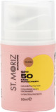 St Moriz Suncare SPF 50 Tinted Face Sunscreen | UVA & UVB Protection SPF 50 Daily Use Sunscreen Face Lotion with Tinted Coverage, Hyaluronic Acid & Niacinamide | Dermatologically Tested | Vegan | 50ml