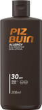 Piz Buin Allergy Lotion SPF 15 Medium (200ml), UVA/UVB Protective Skincare for Sensitive Skin, Sunscreen with Anti-Oxidant Calmanelle, Sweat & Water Resistant, Helps Protect Sensitive Skin