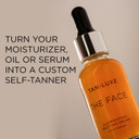 TAN-LUXE THE FACE Self-Tan Drops, Add Tanning Drops to Skin Care for Custom Face Tan, Cruelty Free & Vegan