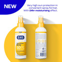 E45 Sun Body Cream Spray for Sensitive Skin. Hydrating Sun Spray with very high UVA and UVB protection and SPF 50+. Instantly Moisturising for Dry Skin, Sensitive Skin and Eczema Prone Skin - 180 ml