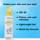e.l.f. SKIN All Set For Sun SPF 30, Setting Spray With SPF 30 For Long-Lasting Makeup, Weightless, Non-Greasy Formula, Vegan & Cruelty-Free, Packaging May Vary