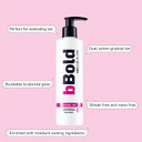 bBold Hello Glow Gradual Tan Moisturiser 250ml, Sun Kissed Glow, Shea Butter Blend, Fake Tan, Self Tanning