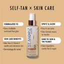St Moriz Advanced Instant Tanning Face Mist with Aloe Vera & Vitamin E, Fast Drying Vegan Fake Tan, Medium (150ml) St Moriz Advanced Instant Tanning Face Mist with Aloe Vera & Vitamin E, Fast Drying Vegan Fake Tan, Medium (150ml)