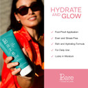 Bare by Vogue Tinted Gradual Tan Moisturiser - Hydrating, Streak-Free Tanning Lotion - Enriched with Vitamin E, Glycerin, Grape & Sunflower Seed Oil - Buildable Sun-Kissed Glow, 200ml