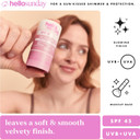 Hello Sunday The Shimmer One | Mineral Glow Stick SPF 45 with Hyaluronic Acid | Hydrating & Travel-Friendly Sunscreen with Sun-Kissed Finish