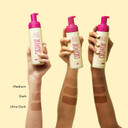 Coco & Eve Sunny Honey Bali Bronzing Foam. Natural Sunless Self Tanner Mousse. Anti Cellulite, Organic Sunless Self Tanning Lotion (Medium)
