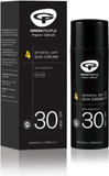 Green People for Men No.4 Sports+ SPF30 Sun Cream | Natural & Organic Mens SPF Moisturiser for Face | Non-Greasy 100% Mineral Face Sunscreen | Paraben Free & Ethanol Free | Cruelty Free & Vegan