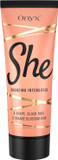 Onyx SHE Face Sunbed Cream | Bronzing Accelerator for Women | Deep Tan Enhancer for Indoor & Outdoor Use | Hydrating Formula with Anti-Cellulite Benefits | Smooth, Even, Long-Lasting Sun-Kissed Glow