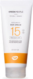 Green People Edelweiss Sun Cream with Tan Accelerator - SPF15 - Natural Sunscreen Suitable for Sensitive Skin - Reef Safe & Cruelty Free, 200ml