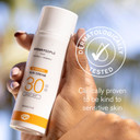 Green People Mineral Sun Cream SPF30 with Zinc Oxide - Non Comedogenic, For Face & Body - Organic, Reef Safe & Cruelty Free, 50ml