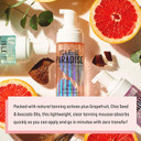 Isle of Paradise Fake Tan Set Mousse (200ml) Medium & Applicator Brush, Glow Clear Self Tanning Foam, Natural Ingredients & Vegan