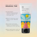 Crazy Angel Vegan Gradual Tan. (Light/Medium Tan) Made in UK. 250ml