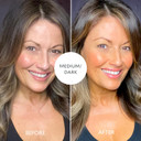 Gatineau - Golden Glow Gradual Tan Face Serum (Medium/Dark 50ml) - Daily Facial Moisturiser with Self Tan, Natural & Streak Free, Radiant Dewy Complexion