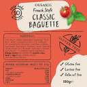 Amisa Organic Gluten-Free French Style Classic Baguette,180g - High in Fibre & Vegan-Friendly