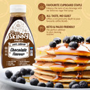 Skinny Food Co Sugar Free Chocolate Syrup 425ml - Zero Calorie Syrup For Breakfast, Pancake, Snacks, Drinks & Desserts - Vegan, Gluten-free, Keto & Paleo Friendly Skinny Syrups
