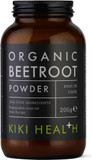 Kiki Health - Organic Beetroot Powder - 100% Pure, Rich Source of Dietary Nitrates - Natural Sweetener & Flavour - High in Fibre, Natural & Healthy Food Dye, Delicious Recipes - 200g