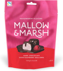 Mallow & Marsh Raspberry Coated in 70% Dark Chocolate Marshmallow Sharing Bag - Multipack 6 x 100g