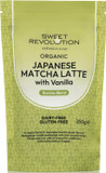 Sweet Revolution Organic Japanese Matcha Latte with Vanilla Barista Blend (1 x 500g) Catering Pack. Gluten Free, Dairy Free, Refined Sugar-Free