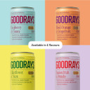 Goodrays - 30mg CBD Drink - 6 x 250ml Cans - Blood Orange & Grapefruit - Natural Flavours, Low Calorie, Vegan - High Strength (30mg/can), All Natural - Reduce Stress & Unwind, Packaging May Vary
