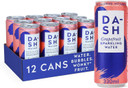 Dash Water Grapefruit - 12 x Grapefruit Flavoured Sparkling Spring Water - NO Sugar, NO Sweetener, NO Calories - Infused with Wonky Fruit (12 x 330ml cans)