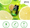 Warrior Rage Energy Shots - Pre Workout Shot Drink 12 x 60ml - RTD Fuel Juice Supplement (Liquid not Gels) - 200mg Caffeine to Lift Sessions and Running - Contains Vitamin B6 & B12 (Blue Raspberry)