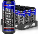Applied Nutrition ABE Pre Workout Cans - All Black Everything Energy + Performance Drink, ABE Carbonated Beverage Sugar Free with Caffeine (Pack of 12 Cans x 330ml) (Energy Flavour)