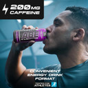 Applied Nutrition ABE Pre Workout Cans - All Black Everything Energy + Performance Drink, ABE Carbonated Beverage Sugar Free with Caffeine (Pack of 12 Cans x 330ml) (American Grape)