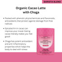 Sweet Revolution Organic Cacao Latte with Chaga Barista Blend (2 x 100g) tub. Gluten Free, Dairy Free, Refined Sugar-Free