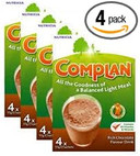 4 x Complan Rich Chocolate Flavour Drink 4 x 57g Sachets