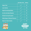 Get More Vits - Kids Multi Vits Orange & Mango Still Flavoured Spring Water (330ml x12), Natural, Sugar-Free, Low-Calorie, Stronger Immune System, Healthy Bones, Teeth & Muscles, Vegetarian