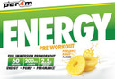 Per4m Energy Pre Workout with Amino Acids | Caffeine, Tyrosine, Citrulline & Theobromine | Endurance, Focus & Sustained Power | 60 Servings (390g, Pineapple Rings)