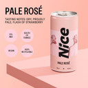 NICE Pale Rosé, French Wine in a Can, Dry, Pale, French Rosé from Languedoc, Hint of Strawberry, 12 x 187ml Canned Wine