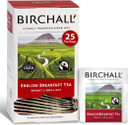 Birchall English Breakfast Tea Bags, English Tea Bursting with Full Flavour, Perfect Vegan Gifts, 25 Enveloped Plant-Based Tea Bags