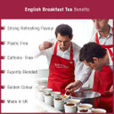 Birchall English Breakfast Tea Bags, English Tea Bursting with Full Flavour, Perfect Vegan Gifts, 25 Enveloped Plant-Based Tea Bags