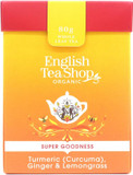 English Tea Shop Turmeric (Curcuma) Ginger and Lemongrass 80g Whole Leaf Tea