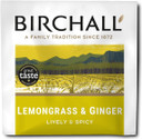 Birchall Tea Bags, Lemongrass & Ginger Tea Gift Set, Experience the Bright and Spicy Flavors of Lemongrass & Ginger Tea, 6 Boxes of 25 Enveloped Plant-Based Tea Bags