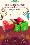 English Tea Shop Organic Everyday Favourites - 40 Tea Bag Sachets