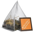 Birchall Tea | Green Tea & Peach | Green Tea Infusion | 1 Pack of 80 Plant-Based Prism Tea Bags