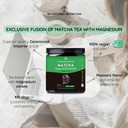 Imperial Ceremonial Grade Matcha Tea Powder + Magnesium Citrate, 100gr. Sourced from Uji, Japan, High dose, Vegan, Made in EU, Natural Energy and Focus, Detox superdrink. N2 Natural Nutrition