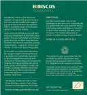 Hambleden Herbs Organic Hibiscus Loose Leaf Infusion 50g (6 x 50g Pouches)
