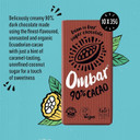 Vegan Chocolate - Ombar 90% Cacao Dark Chocolate (35g x 10 Bars) Organic, Fair Trade, Dairy Free and Gluten Free Chocolate