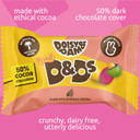 Doisy & Dam Dark Chocolate Peanuts (18 x 30g Pack) | Crunchy chocolate covered Peanut (D&Ds) | Single Origin | 50% Cocoa | No Palm Oil | Vegan Ethical Sharing Bags | Dairy-Free | Natural Ingredients