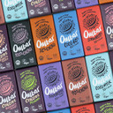 Vegan Chocolate Bar - Ombar Centres - Coconut & Vanilla - Organic Fair Trade Chocolate - Dairy and Gluten Free - Raw Cacao - 35g - Pack of 10
