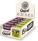 Vegan Chocolate - Ombar Pistachio Cream, Deep Filled Centres (42g x 15 Bars) Organic, Fair Trade, Dairy Free and Gluten Free Chocolate