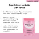 Sweet Revolution Organic Beetroot Latte with Ginger Barista Blend (1 x 500g) Catering Pack. Gluten Free, Dairy Free, Refined Sugar-Free